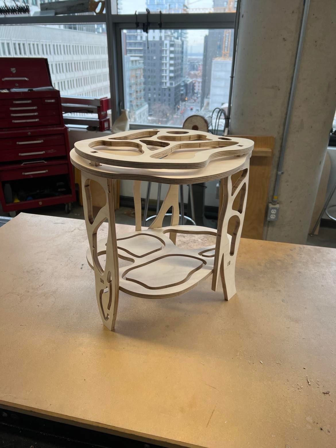 myca stool/ side table